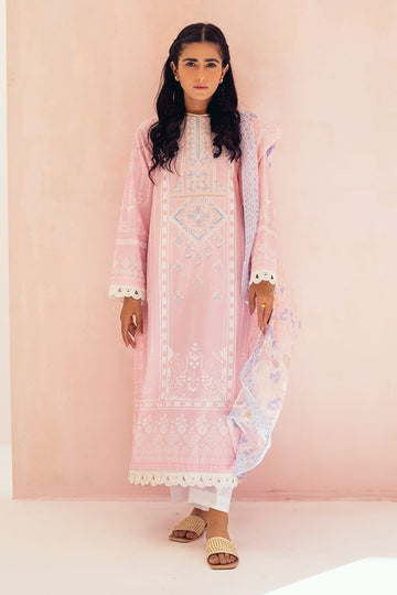 Zellbury Mandy's Pink Eid Lawn 2022 Online Shopping